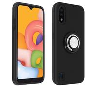 Avizar Carcasa Soporte Negra para Samsung Galaxy A01