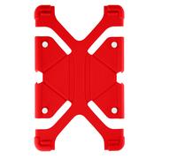 Avizar Carcasa Tablets de 7.9'' a 9'' Universal Bumper Función soporte, Rojo