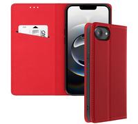 Avizar Cartera iPhone 16 en Cuero Genuino, Rojo