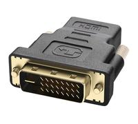 Avizar Convertidor de vídeo bidireccional HDMI hembra a DVI macho chapado,