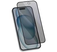 Avizar Cristal templado iPhone 16 Anti-arañazos 9H borde adhesivo, Negro