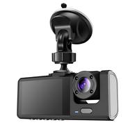 Avizar Dashcam Parabrisas Delantero Trasero Interior 1080p LED 2 pulgadas, Negro