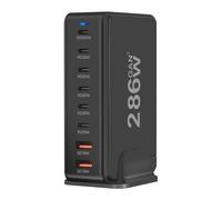 Avizar Estación de Carga con 8 Puertos USB-C / USB Carga Rápida GaN3 286W,