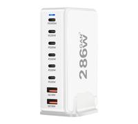 Avizar, Estación de Carga con 8 Puertos USB-C / USB Quick Charge GaN3 286W