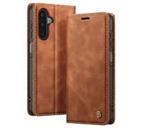 Avizar Estuche Billetera para Galaxy A17 Colección CaseMe Efecto Vintage, Camel