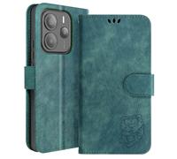 Avizar Estuche para Xiaomi Redmi Note 14 5G Cartera Soporte para Video, Verde