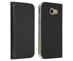Avizar Flip Book Cover Funda Cartera Negra para Samsung Galaxy A5 2017
