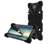 Avizar Funda Antigolpes con Soporte Negra para Smartphones de 5.3" a 6"