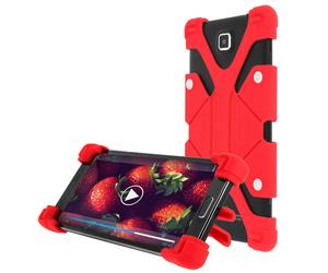 Avizar Funda Antigolpes con Soporte Roja para Smartphones de 4.7" a 5.3"