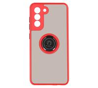 Avizar Funda antigolpes para Galaxy S21 FE con anillo magnético giratorio, Rojo