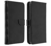 Avizar Funda Billetera Negra para Smartphones 4.3" a 4.7"