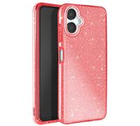 Avizar Funda Brillante para Samsung Galaxy A06 Antigolpes, Rojo
