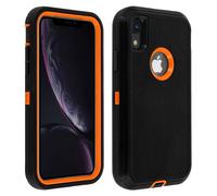 Avizar Funda Bumper Negra/Naranja para iPhone XR