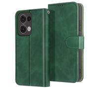 Avizar Funda Cartera Oppo Reno 13 con Cierre Magnético, Verde oscuro