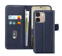 Avizar Funda Chesterfield para Oppo A6x con Tarjetero y Soporte, Azul noche