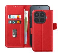 Avizar Funda Chesterfield para Xiaomi 17T con Tarjetero y Soporte, Rojo