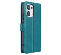 Avizar Funda Clásica con Tapa para Oppo A6 Pro con Función de Soporte, Turquesa