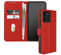 Avizar Funda con cierre para Honor 200 Smart multifunción Soporte de vídeo, Rojo