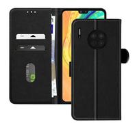 Avizar Funda con cierre para Huawei Mate 30 Multifunción Soporte vídeo, Negro