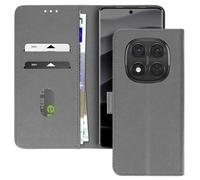 Avizar Funda con cierre para Redmi Note 14 Pro Plus Solapa multifunción, Gris