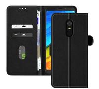 Avizar Funda con cierre para Xiaomi Redmi 5 Multifunción Soporte vídeo, Negro