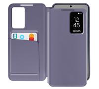 Avizar, Funda con ventana para Samsung Galaxy S25 Plus con tapa para tarjetas