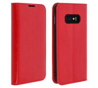 Avizar Funda de Cuero Roja para Samsung Galaxy S10e