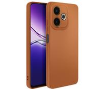Avizar Funda de silicona suave para Oppo A5 Pro con refuerzo de cámara, Marrón