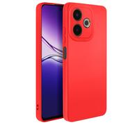 Avizar Funda de silicona suave para Oppo A5 Pro con refuerzo de cámara, Rojo