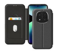 Avizar Funda efecto carbono para Redmi Note 14 Pro con tarjetero,