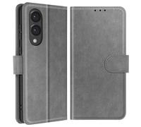 Avizar Funda Galaxy S25 Edge Tapa Cartera Vídeo, Gris