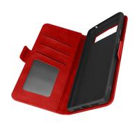 Avizar Funda Google Pixel 6 Tarjetero Soporte Vídeo Lengüeta Magnética, Rojo