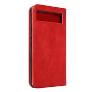Avizar Funda Google Pixel 7a Cartera con F. Soporte, Rojo
