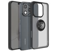 Avizar Funda Honor 400 Lite anillo magnético trasera transparente,
