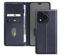 Avizar Funda Honor 400 Lite cartera con soporte vídeo, Azul noche