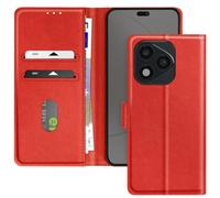 Avizar Funda Honor 400 Lite cartera con soporte vídeo, Rojo
