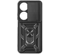 Avizar Funda Honor 90 Smart cubierta para cámara, anillo soporte vídeo, Negro