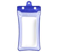 Avizar Funda impermeable universal para smartphone con correa de mano, Azul
