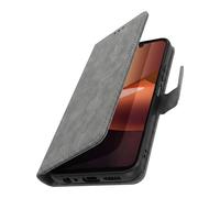 Avizar Funda Libro Chesterfield para Xiaomi Redmi 17C con Soporte Vídeo, Gris