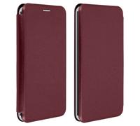 Avizar Funda Libro con Slide Burdeos para Smartphones de 5.4" a 6"