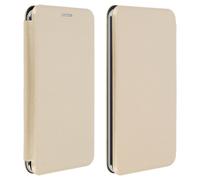 Avizar Funda Libro con Slide Dorada para Smartphones de 5.4" a 6"