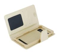 Avizar Funda Libro Dorada para Smartphone Max. 152x145x76mm