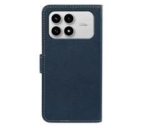 Avizar Funda Libro para Xiaomi Poco F8 Pro Textura Lichi Anti-RFID, Azul