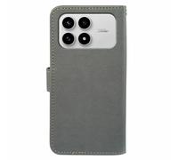Avizar Funda Libro para Xiaomi Poco F8 Pro Textura Lichi Anti-RFID, Gris