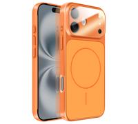 Avizar Funda MagSafe para iPhone 16 Dura con Cristal Protección Cámara