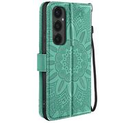 Avizar, Funda Mandala Flores para Samsung Galaxy S24 FE Cartera Correa