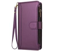 Avizar Funda Oppo A5 Pro Cartera Correa Magnética, Violeta