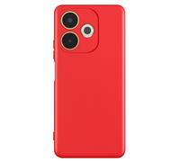 Avizar Funda Oppo A5 Pro silicona soft-touch negra, Rojo