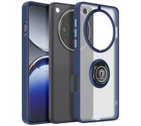 Avizar Funda Oppo Find X8 Pro Anillo Magnético Translúcida, Azul noche