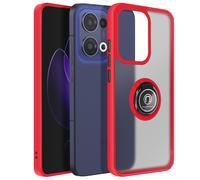 Avizar Funda Oppo Reno 13 Anillo Magnético Translúcida, Rojo